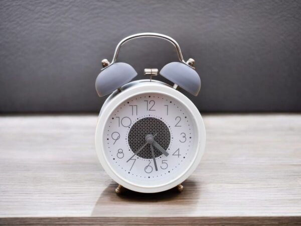 Alarm Clock White Gray Color C30