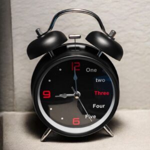 Alarm clock Black B40
