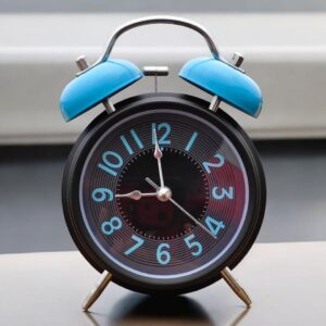 Alarm clock Black & blue B20