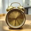 Twin bell alarm clock Golden