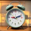 Classic design twin bell alarm clock - Mint Green