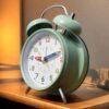 Classic design twin bell alarm clock - Mint Green