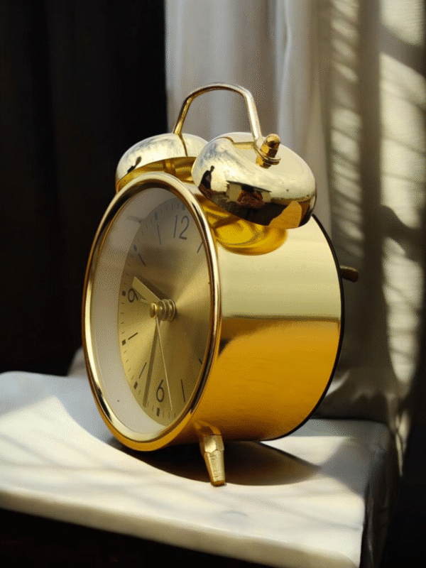 Ricardo UltraTone Premium Alarm Clock – Wake Up in Style ✨ (Golden Edition)