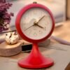 Table Alarm Clock Premium design Red Color