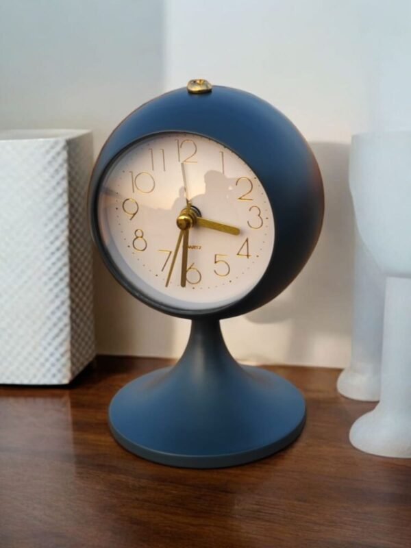 Table Alarm Clock Premium design Nevy blue Color