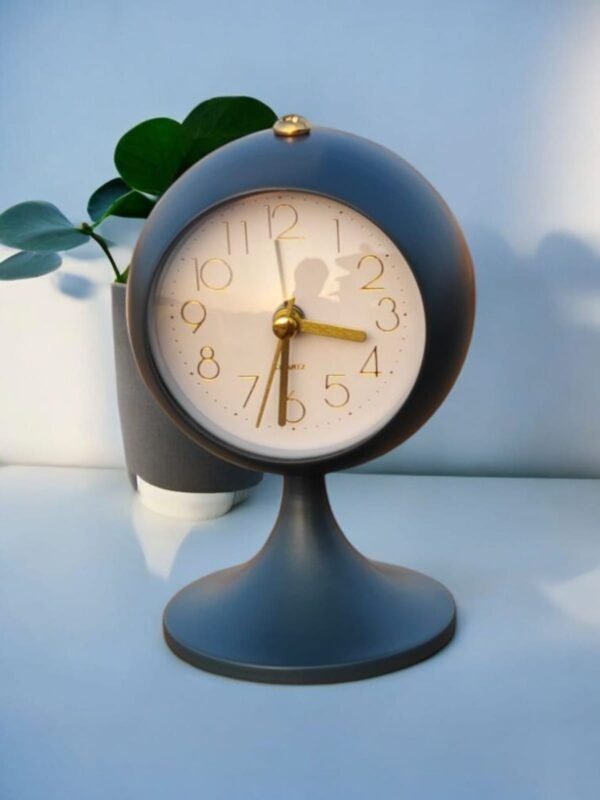 Table Alarm Clock Premium design Nevy blue Color