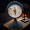 Table Alarm Clock Premium design Black Color