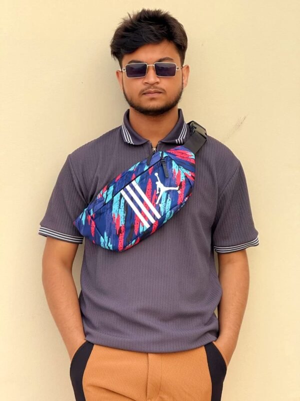 Premium Sporty Chest Bag (C-319) –  Multicolor Chest Bag