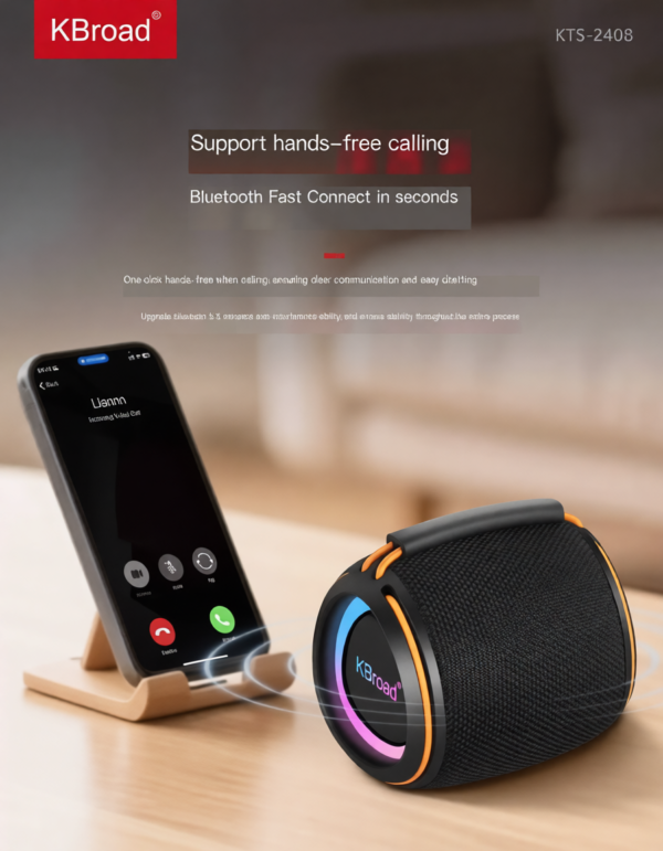 KBoard kts-2408 Compact PowerSound Wireless Speaker