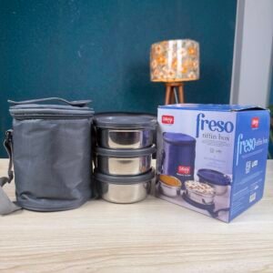 Freso 3 Bati Stainless Steel Tiffin Box