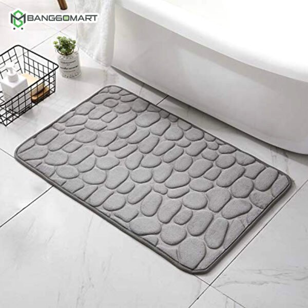 Cobblestone Embossed Super Water Absorbing Quick Drying Floor Mat
