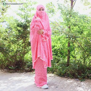 লিলিয়ান সুতি কাপড়ের প্লাজু ও লং খিমার সেট (KC-07)