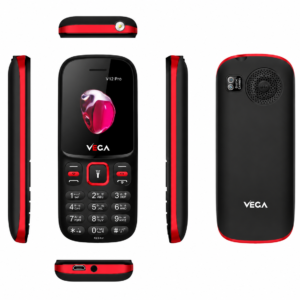 Vega V12 Pro Feature Button Mobile Phone 1800MAH Battery Strong Network Stylish Update Model