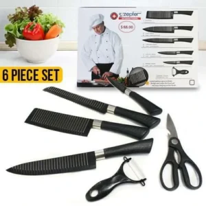 Zepter Stainless Steel 6Pcs Kitchen Knife Set